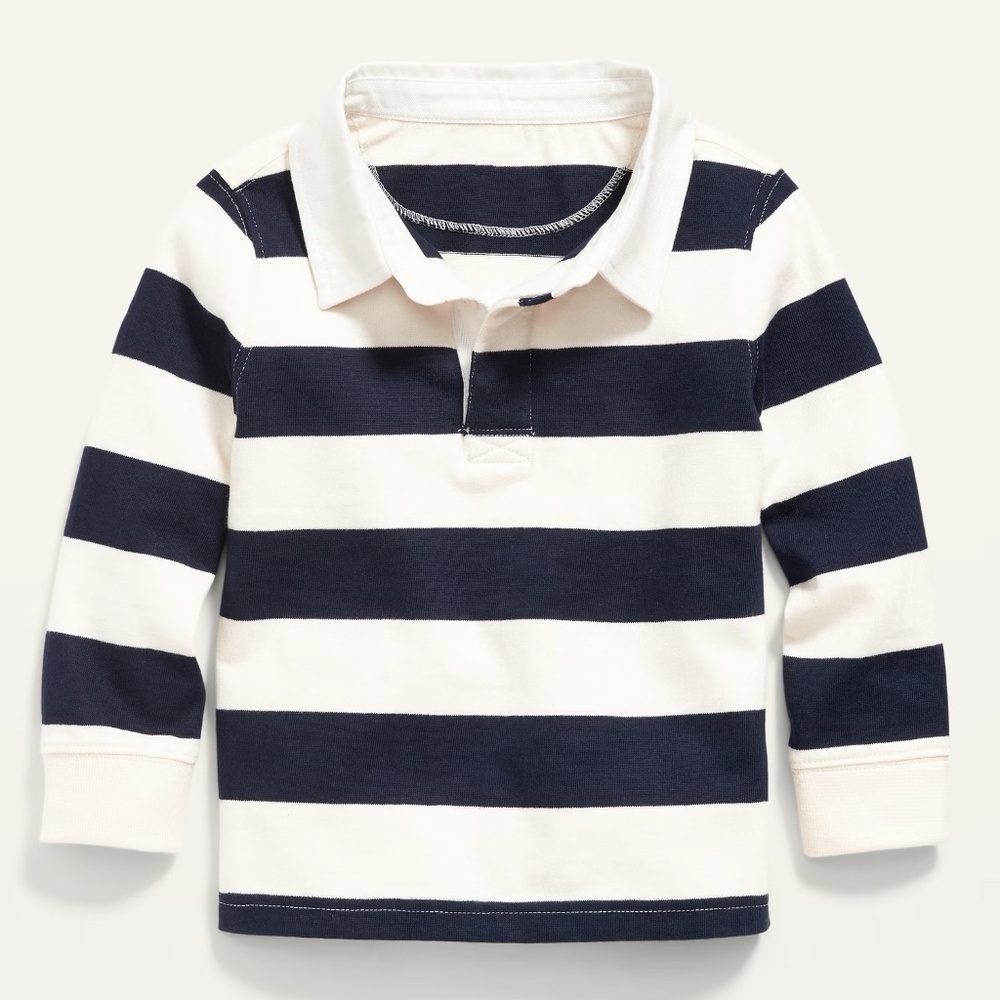 Old Navy Toddler Rugby Polo Shirt Striped